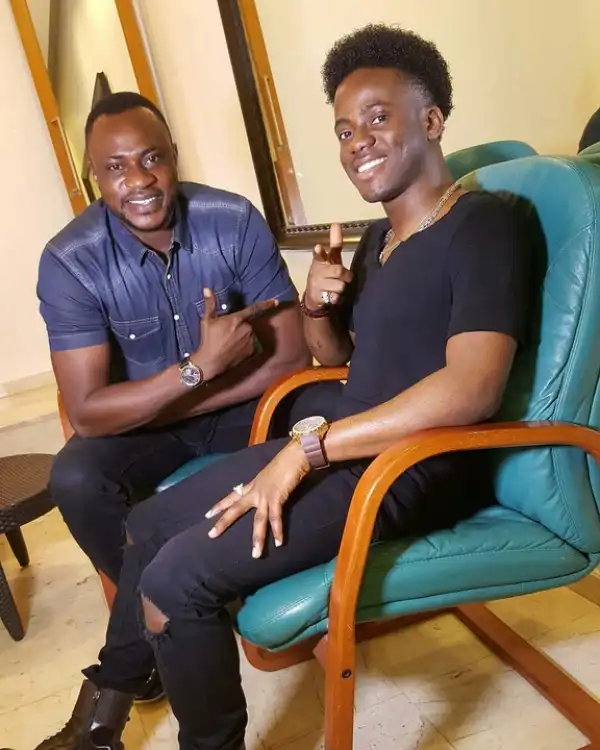 Yoruba Star Actor, Odunlade Adekola Pictured With Korede Bello